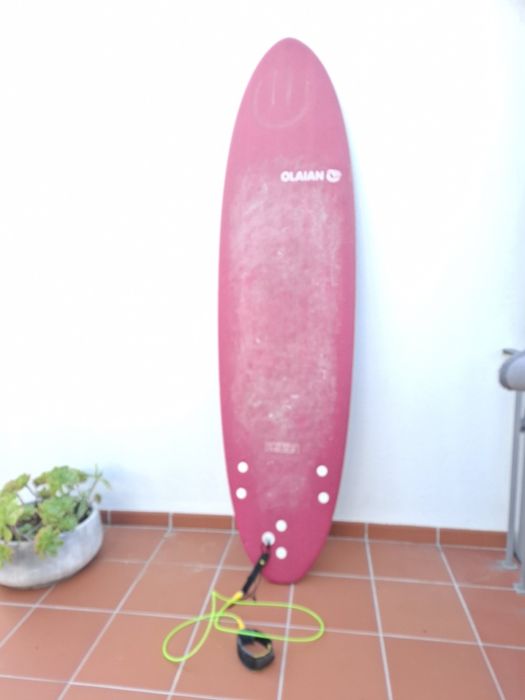 Conjunto prancha surf 7'  Olaian
