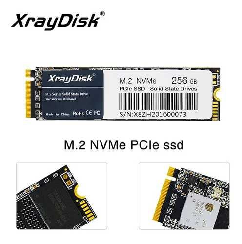 XrayDisk M.2 SSD 256 GB PCIe NVME do laptopa i komputera stacjonarnego