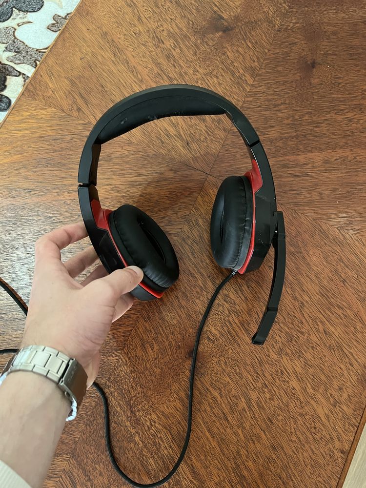Ігрова гарнітура REAL-EL GDX-7800 Black/Red