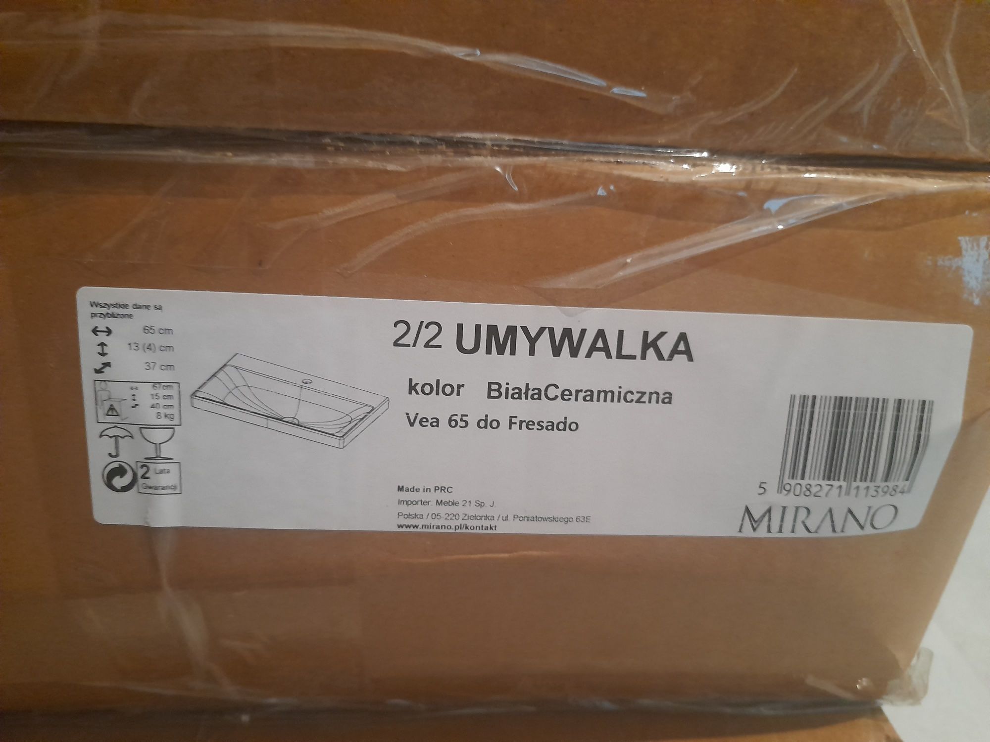 Umywalka Ceramiczna NOWA 60×40