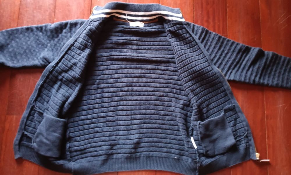 Casaco leve azul escuro