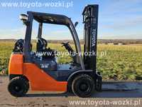 Wózek Widłowy TOYOTA 8FGF25, V 3700 mm, TOYOTA 8FG25 widlak LINDE