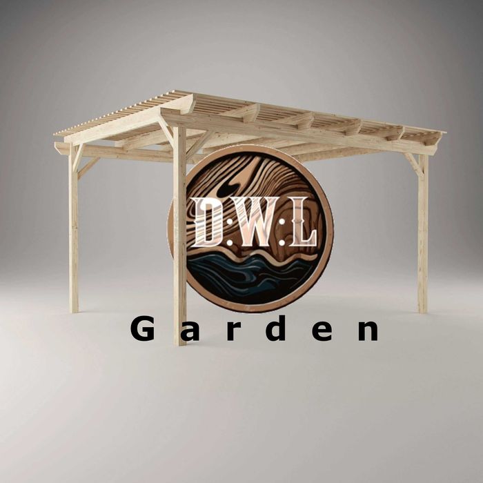 Pergola Drewniana BSH / Poliwęglan Lity / Tars kompozytowy LENTA