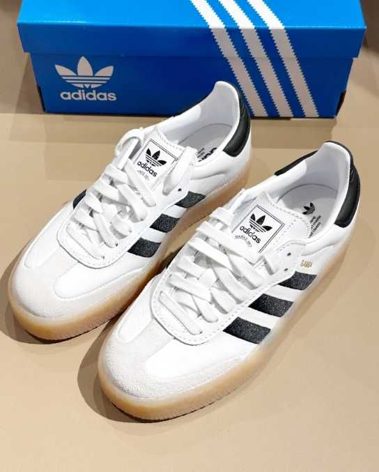 oryginale adidas Sambae White Black Gum (Women's)  42