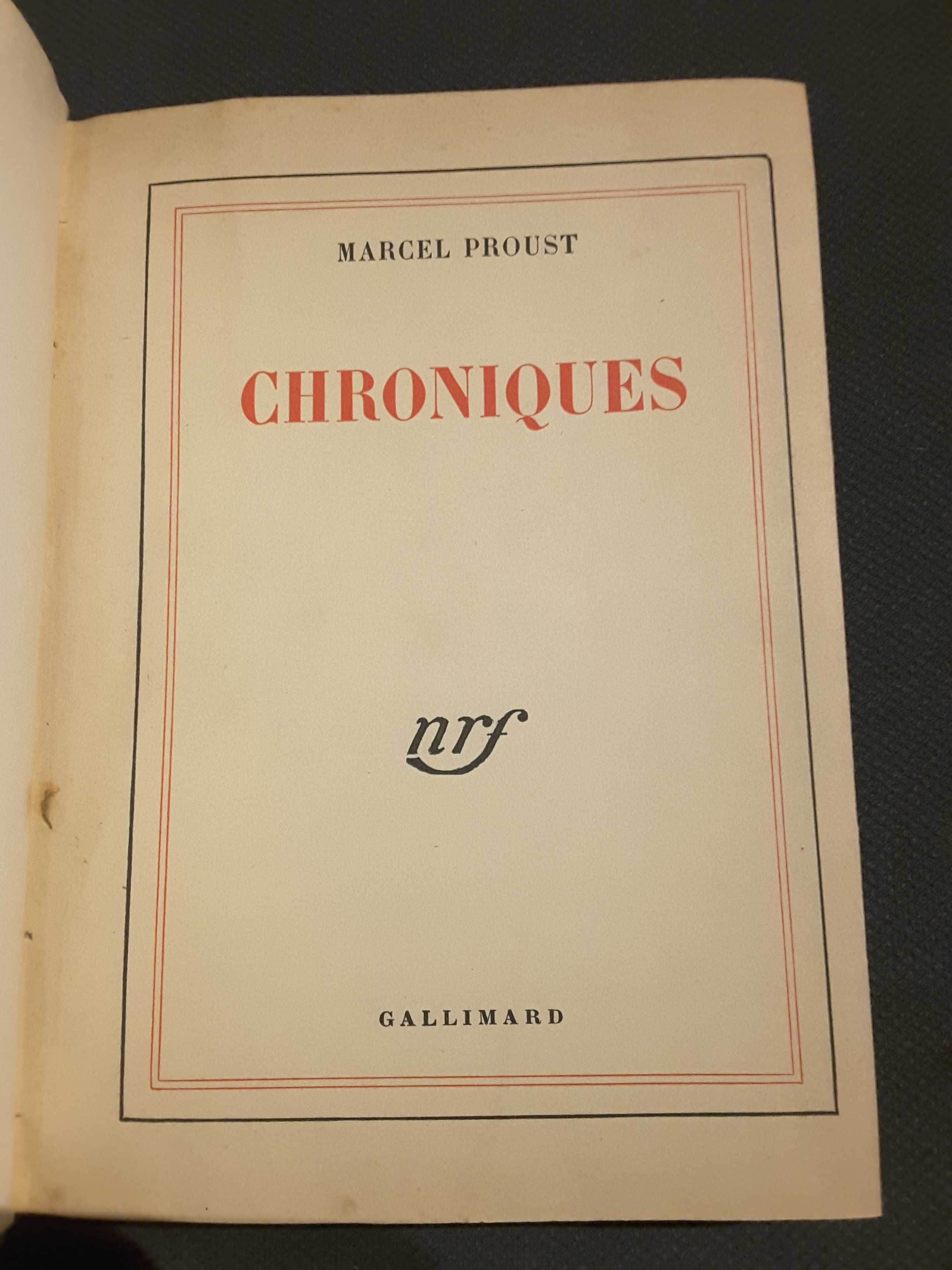 Chatwin: Canto Nómada/ La Fontaine en son siècle/Proust: Chroniques