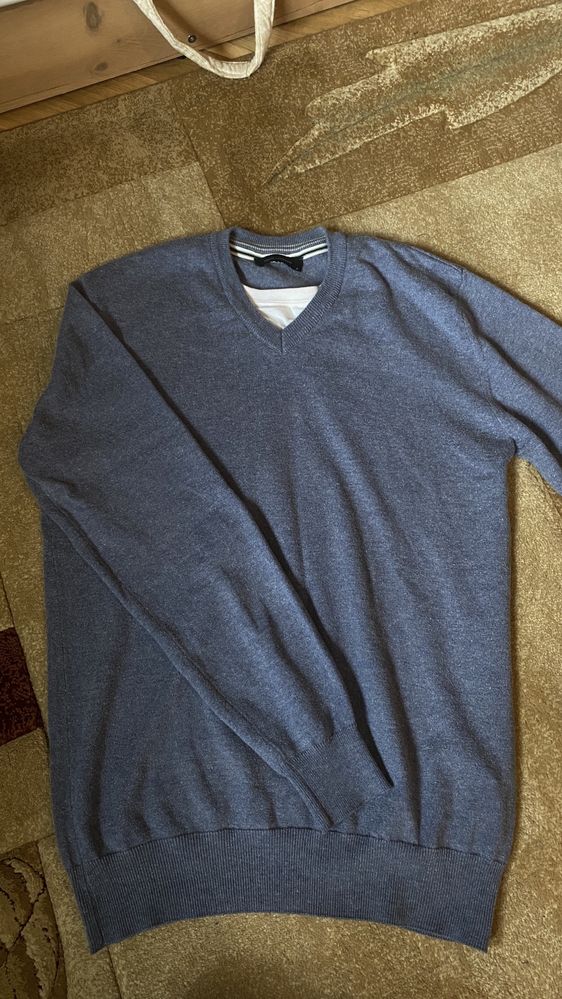 Sweter bluzka z długim rękawem pako lorente niebieski M 38