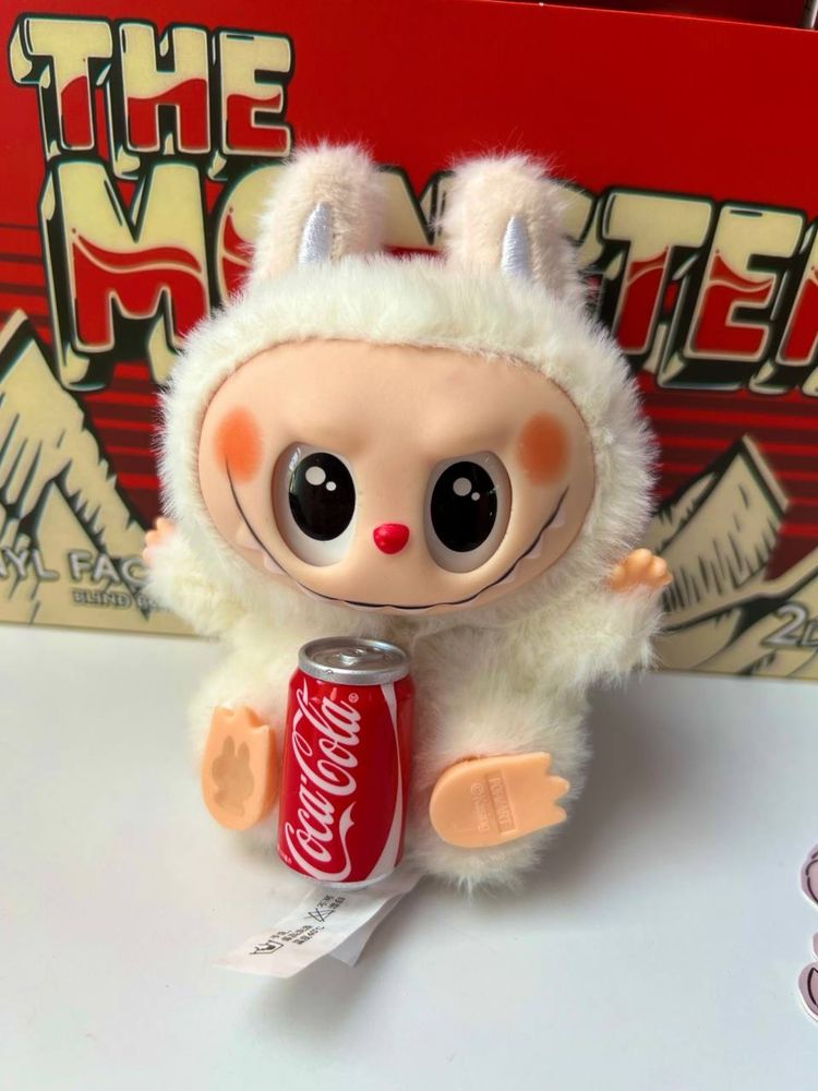 лабубу кола,Лабубу мягкая игрушка Labubu Coca Cola Фігурка  Monsters