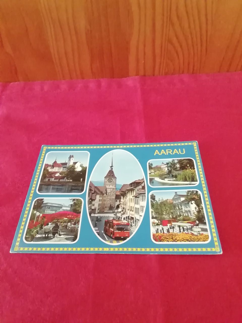Postal da Suíça, antigo