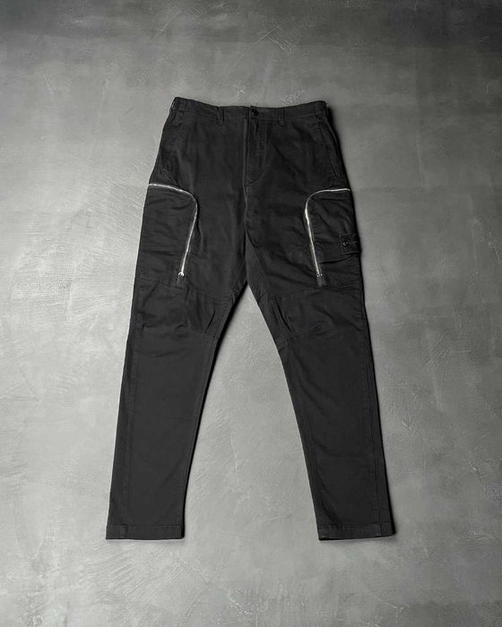 Штани Stone Island 30508 Shadow Project Zip Cargo Pants Black