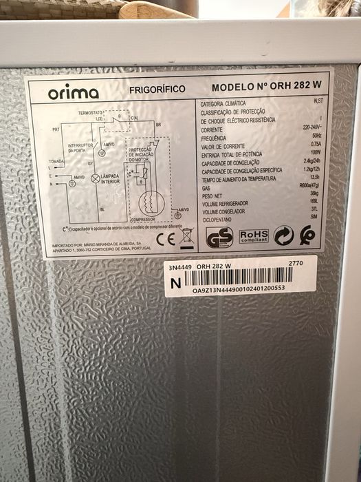 Frigorifico Combinado Orima