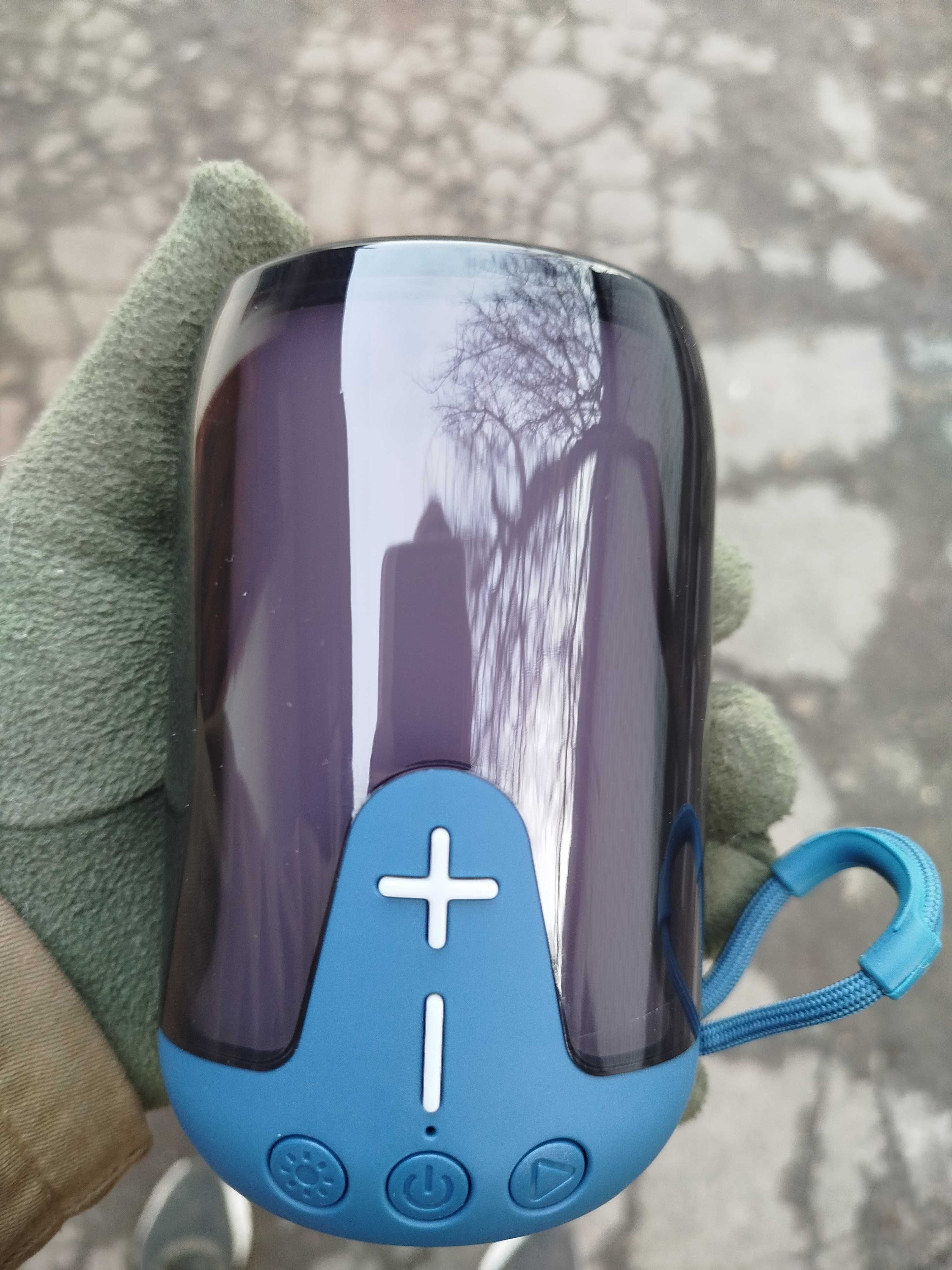 Новая мощная портативная Bluetooth колонка T&G с цветовой подсветкой