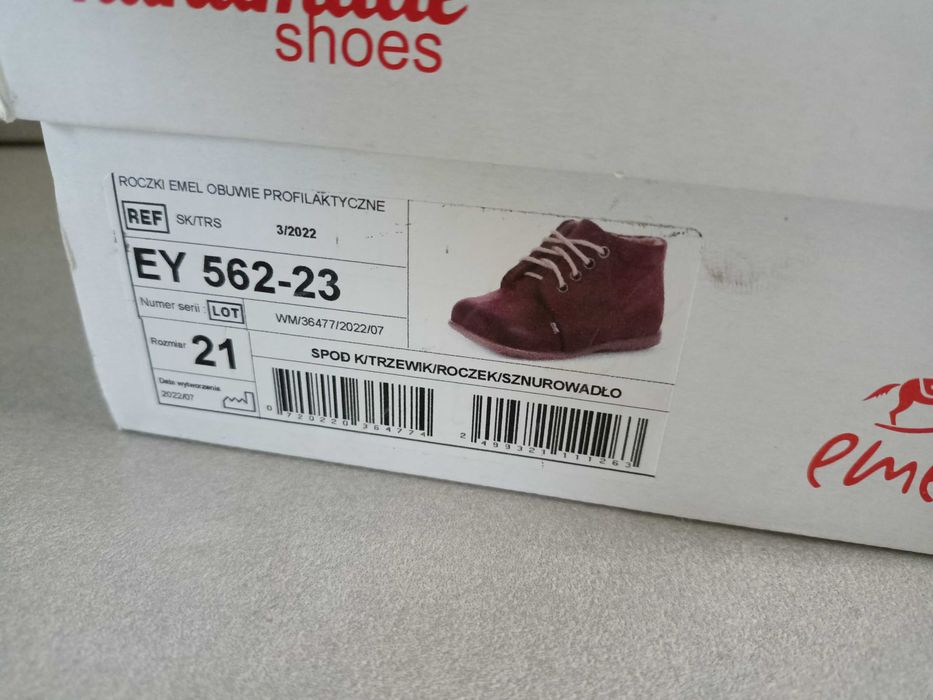 Emel EY 562-23 rozmiar 21 jak nowe buty przejściowe