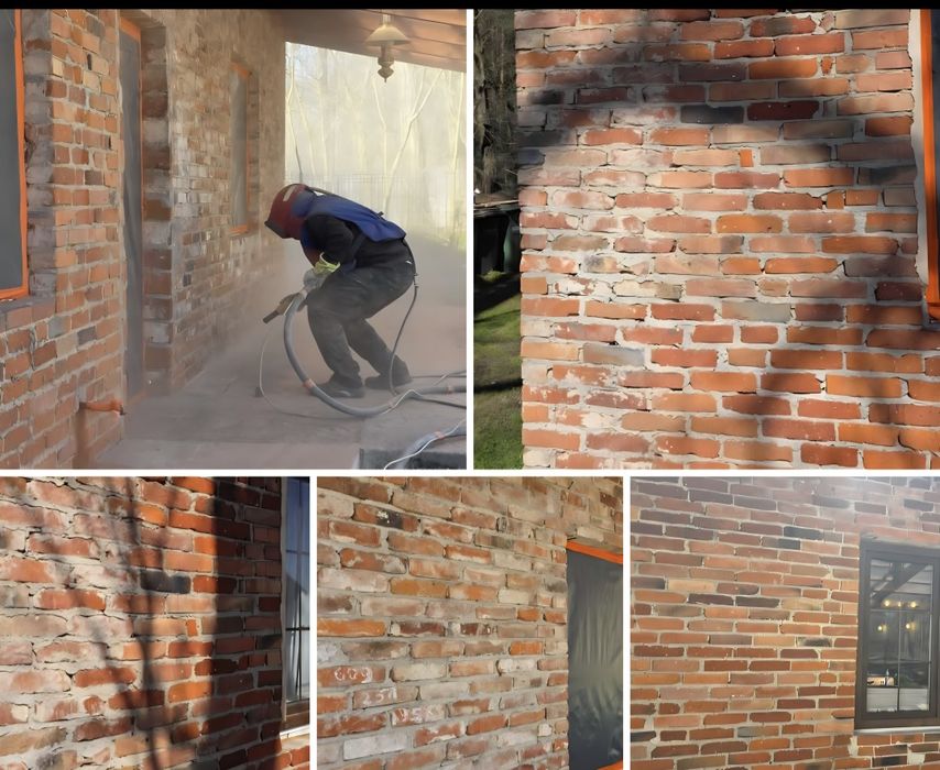 Piaskowanie sodowanie cegly Impregnacja Malowanie przemyslowe