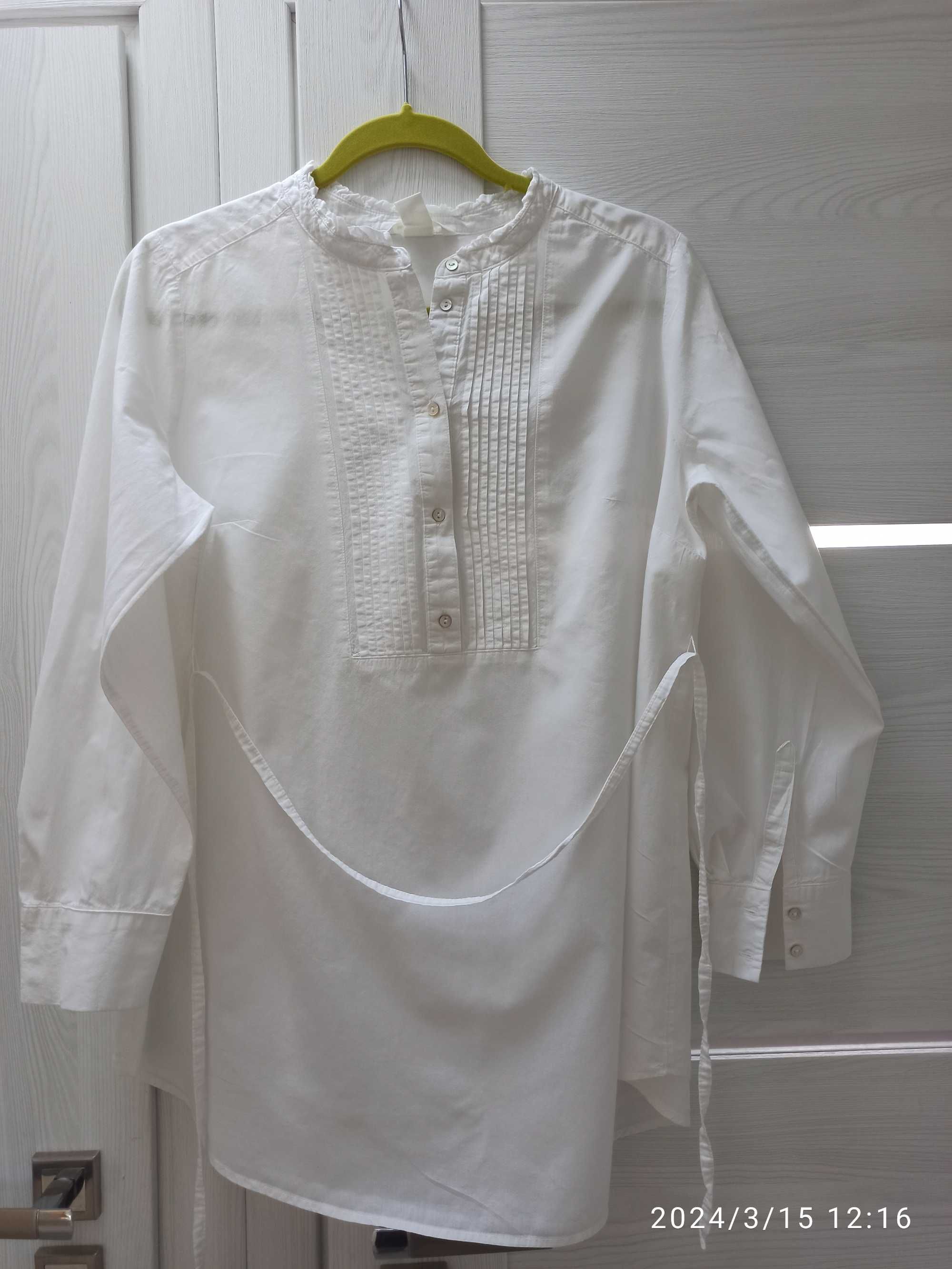 Koszula bluzka ciążowa rozmiar 42 elegancka biała