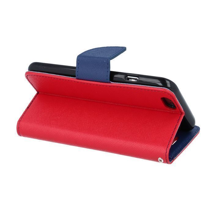 Etui Smart Fancy Do Iphone 15 6,1" Czerwono-Granatowe