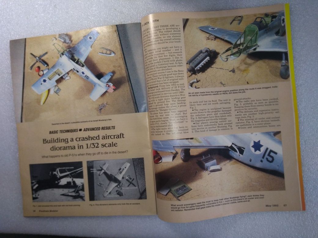 Antiga Revista de Modelismo Fine Scale Modeler de 1992