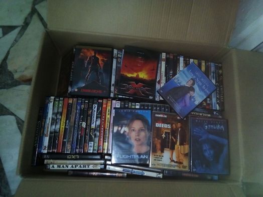 DVDs em filmes novos