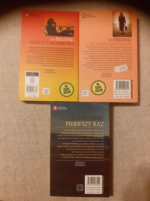 J.Fielding- Pierwszy raz, Szepty i kłamstwa, Nie zdradzaj żadnych..