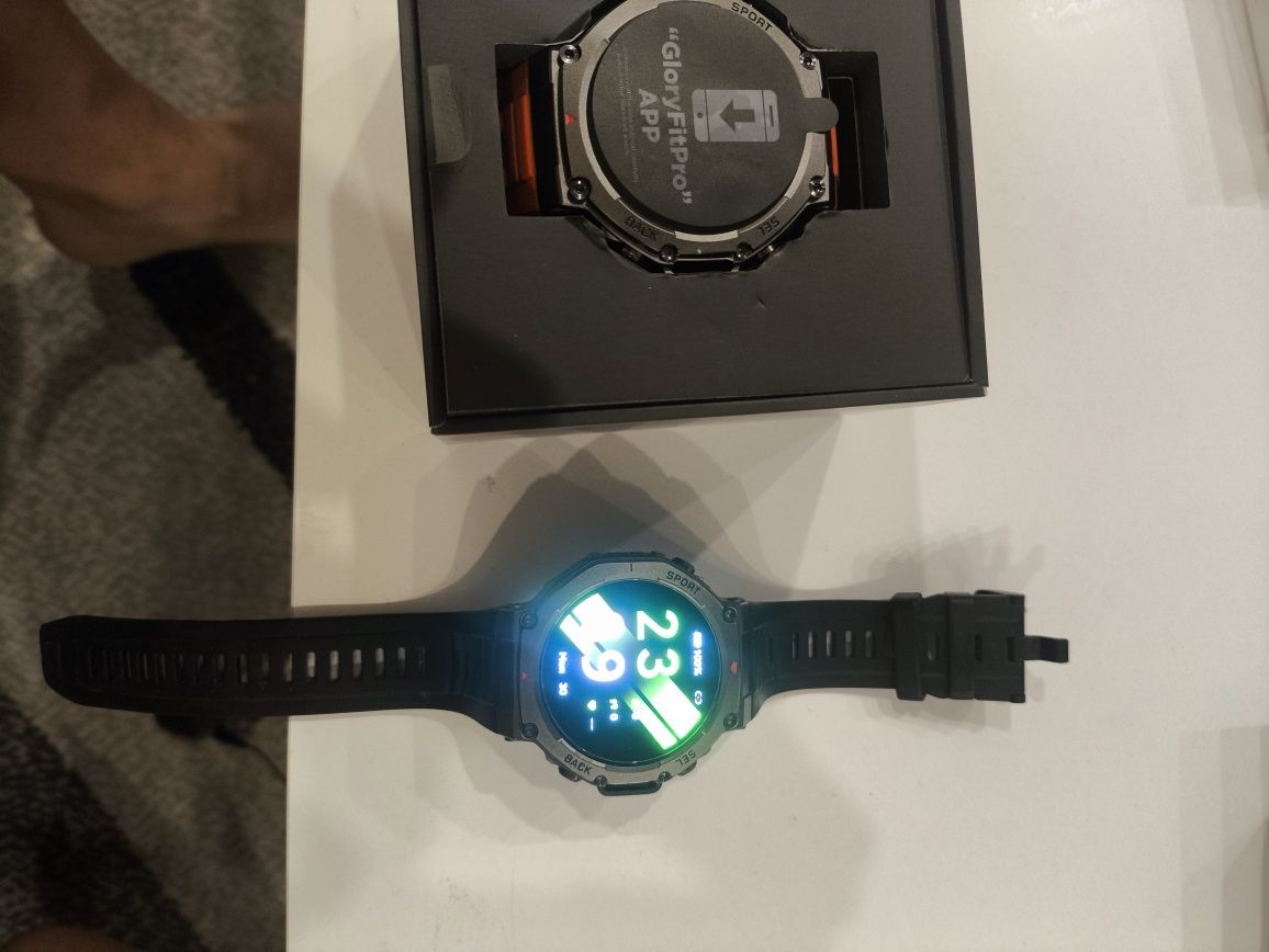 Nowy  smartwatch DM58, GPS, rozmowy, w stylu t-rex 3