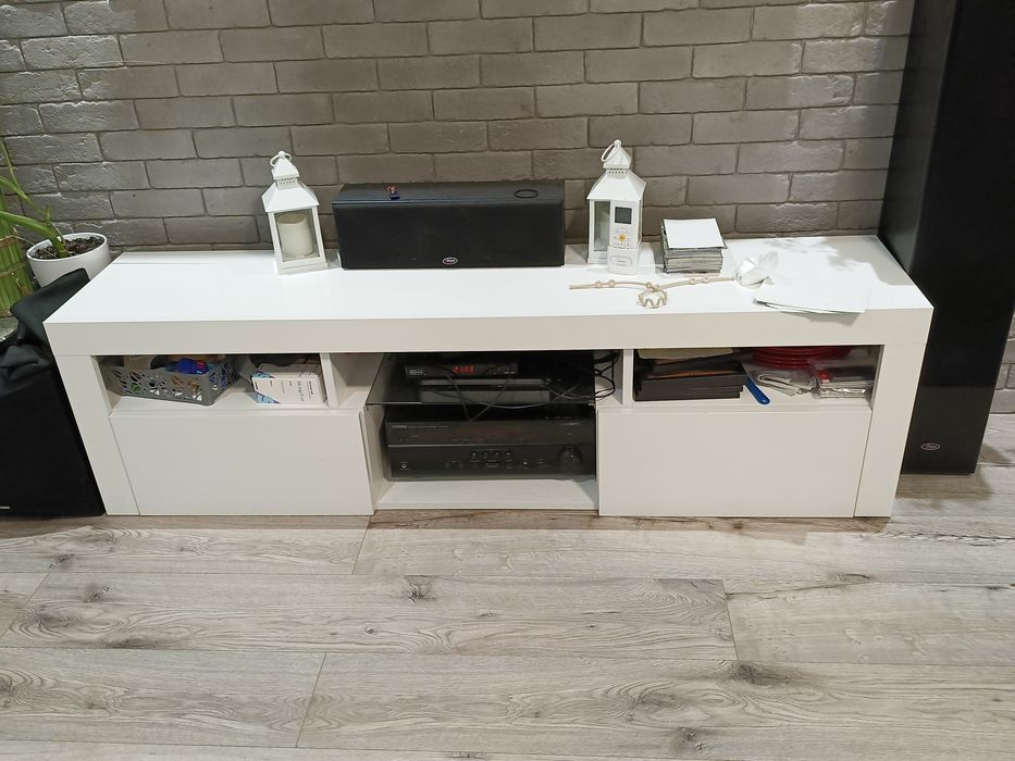 Szafka RTV pod telewizor biała 160 cm