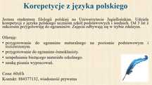 Korepetycje z języka polskiego