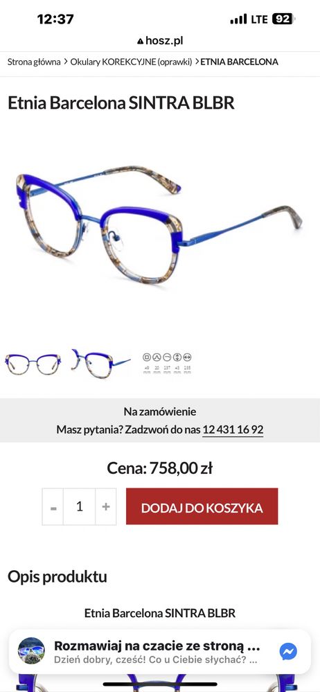 Okulary,oprawki okularowe