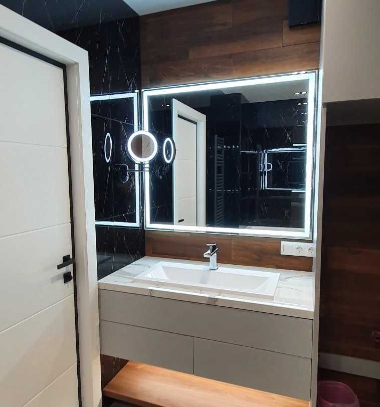 Зеркала с подсветкой для ванной комнаты, прихожей, спальни