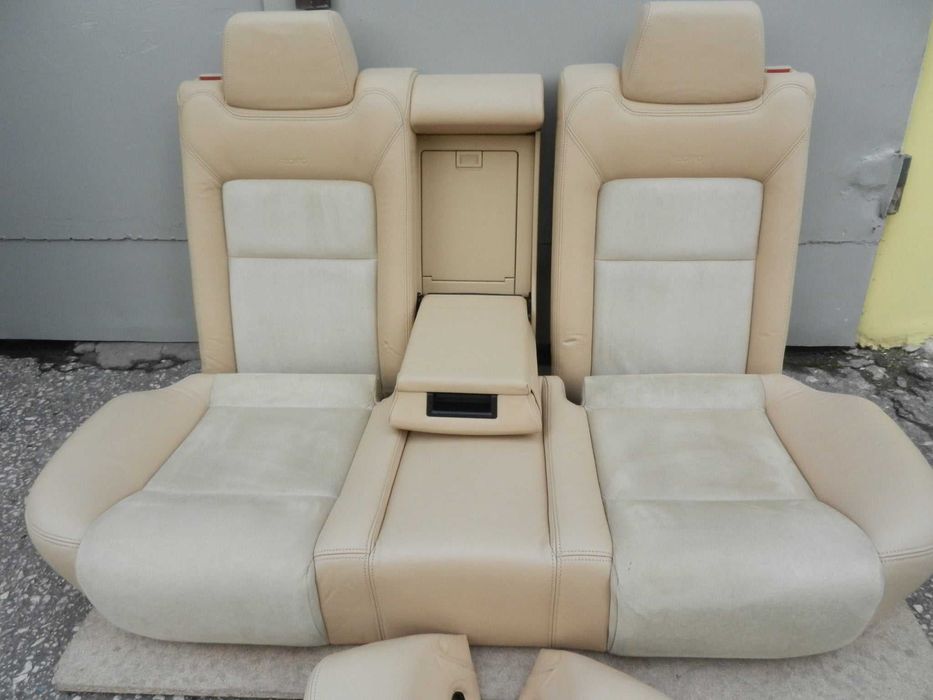 Fotele Recaro Passat B5 FL 2003 skóra alcantara Podgrzewana Kanapa