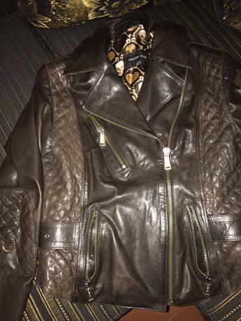 Куртка кожаная Philip Plein