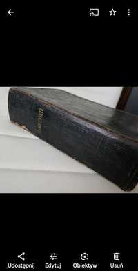 Biblia antyk dla kolekcjonerów z 1861 roku