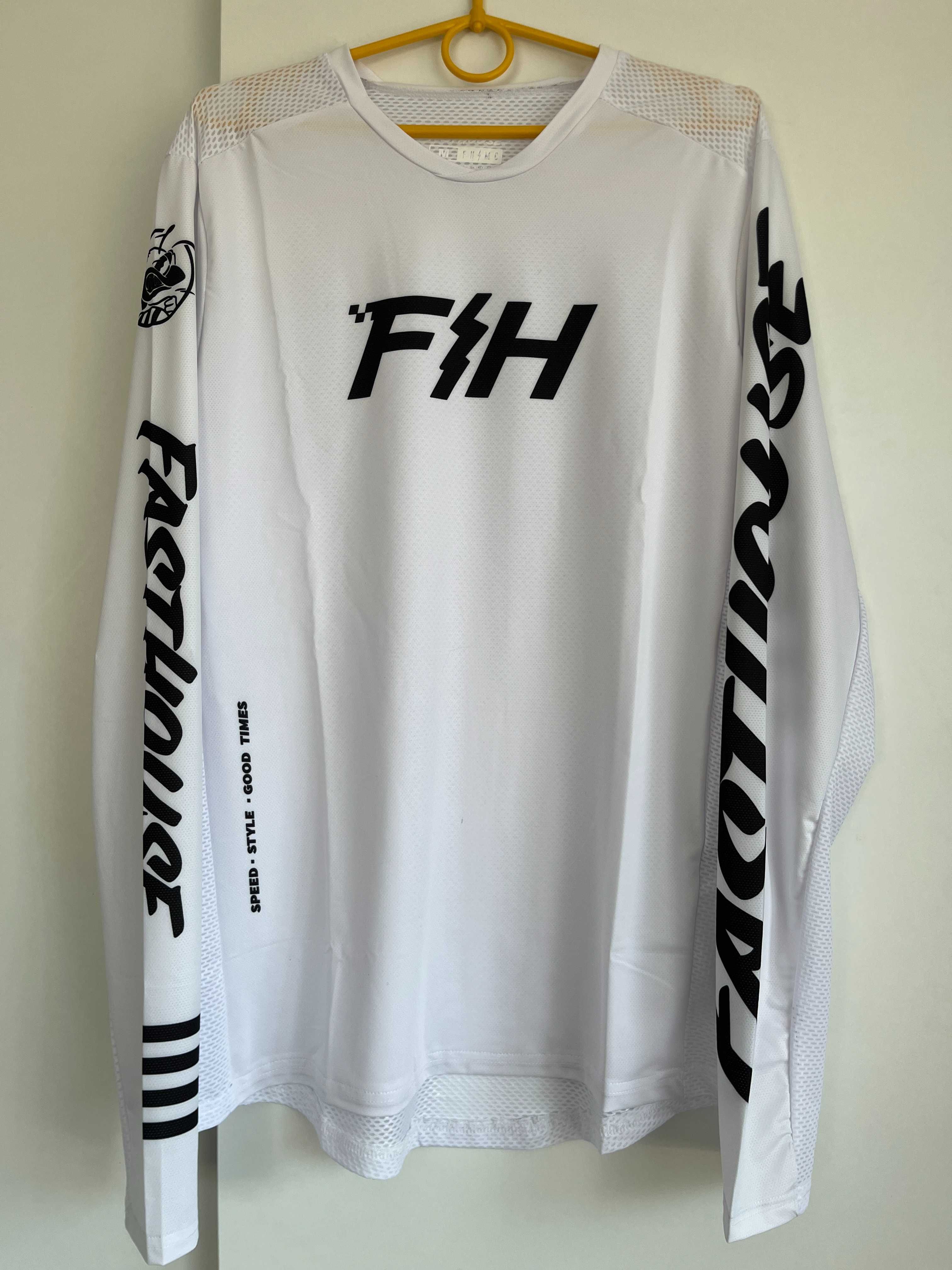 Strój FastHouse Threads (Grey White)(cross,quad,enduro,mtb,dh)