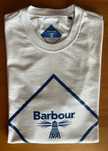 T-shirt branca da Barbour - Homem - Tamanho S