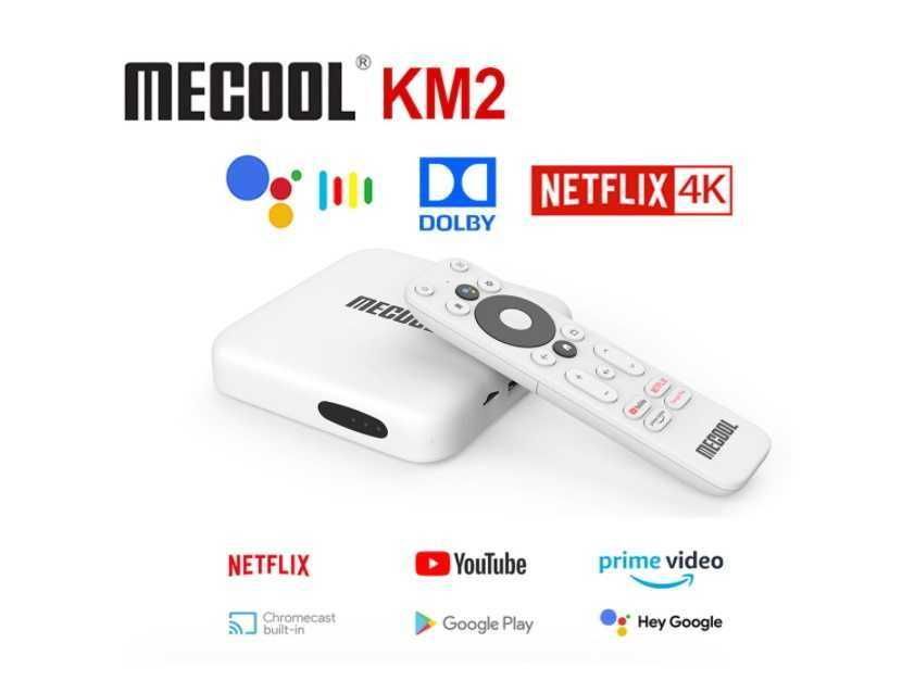 Смарт ТВ приставка Mecool KM 2 Сертифікований Netflix.