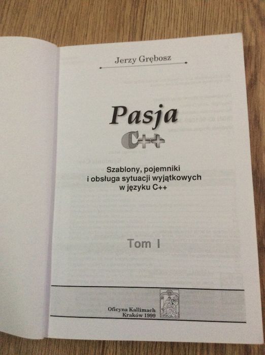 Jerzy Grębosz - pasja C++
