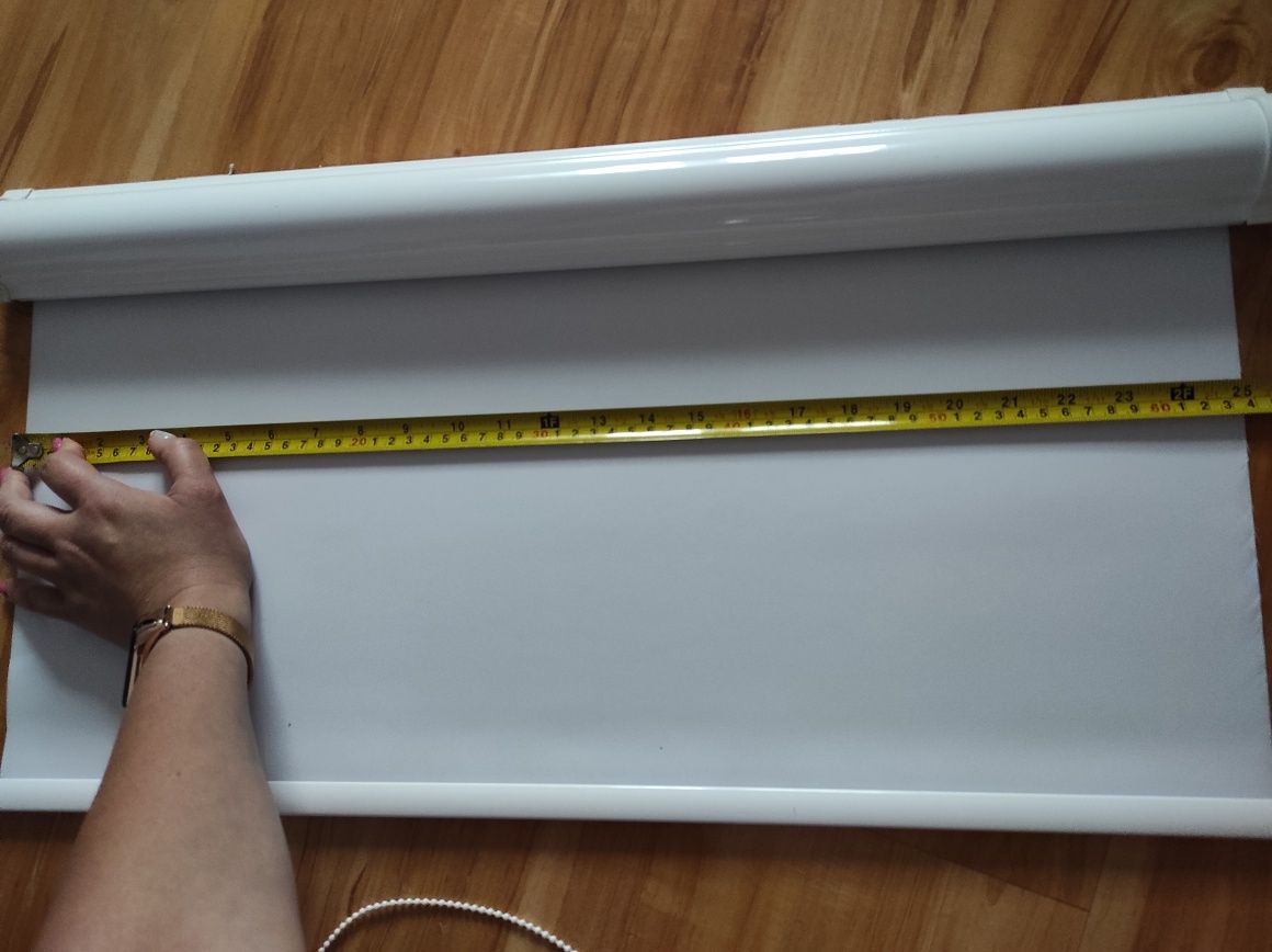 Dwie Rolety Thermo Silver w kasecie 67 cm