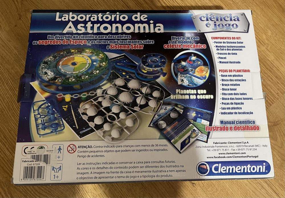 Jogo Laboratório de Astronomia da Clementoni