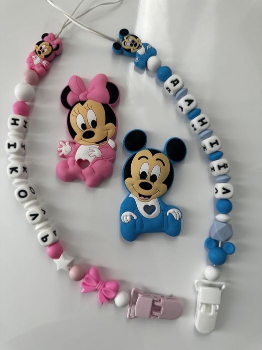 Іменні тримачі для гризунця, для соски, пустушки