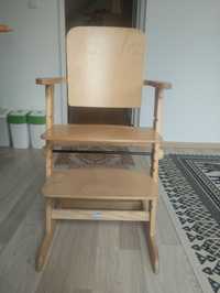 Krzesełko drewniane regulowane Geuther
