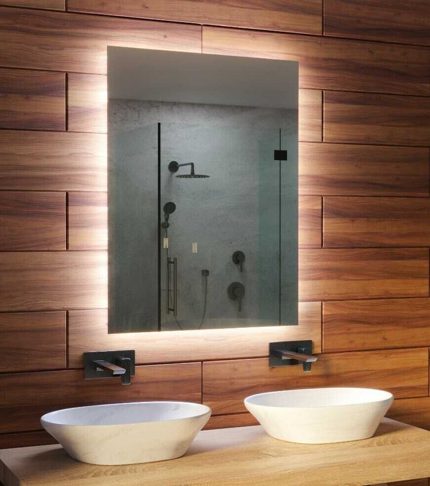 Зеркало светодиодное гримерное с Лед подсветкой в ванную производство