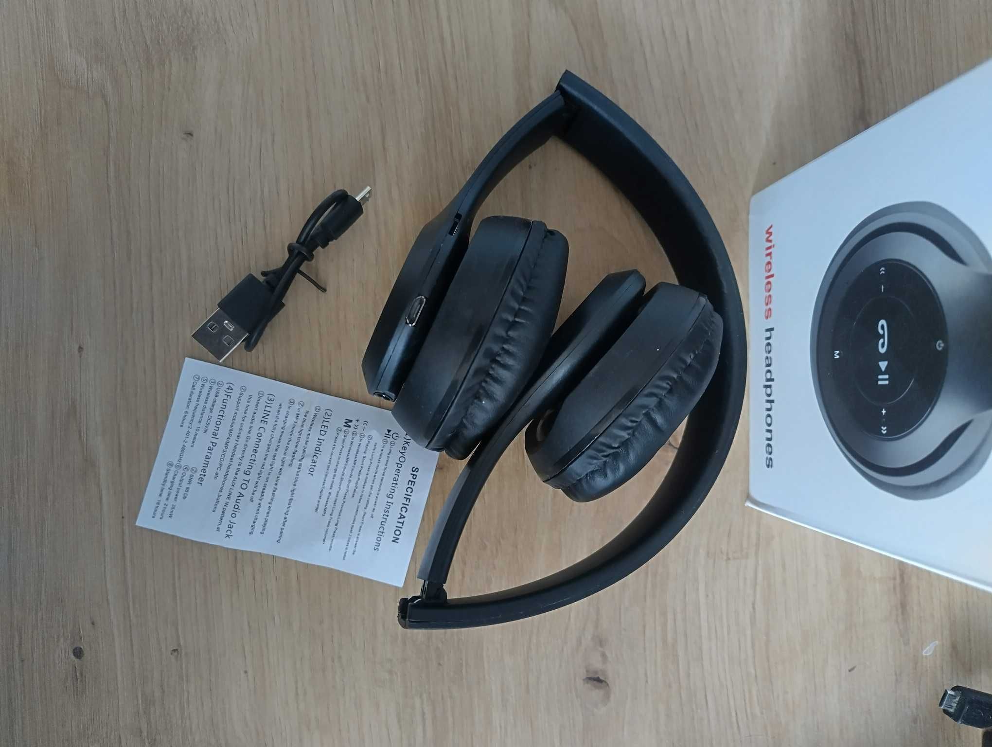Słuchawki bezprzewodowa nauszne P47 bluetooth