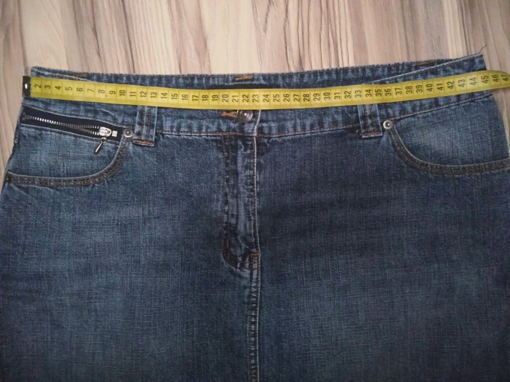 Spódnica jeansowa XXL