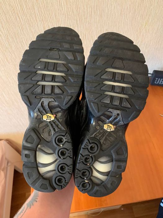 Кросівки Nike air max tn plus triple black оригінал nike tn plus
