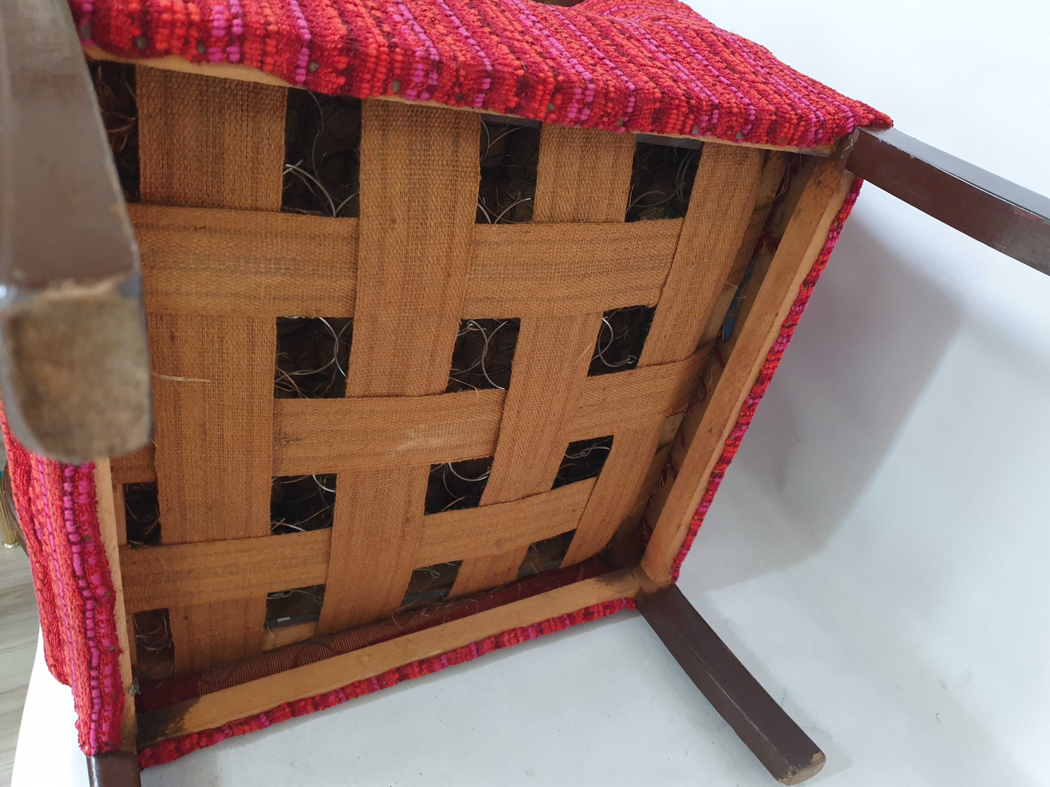 FOTEL art deco secesyjny w stylu HALABALA lata 50