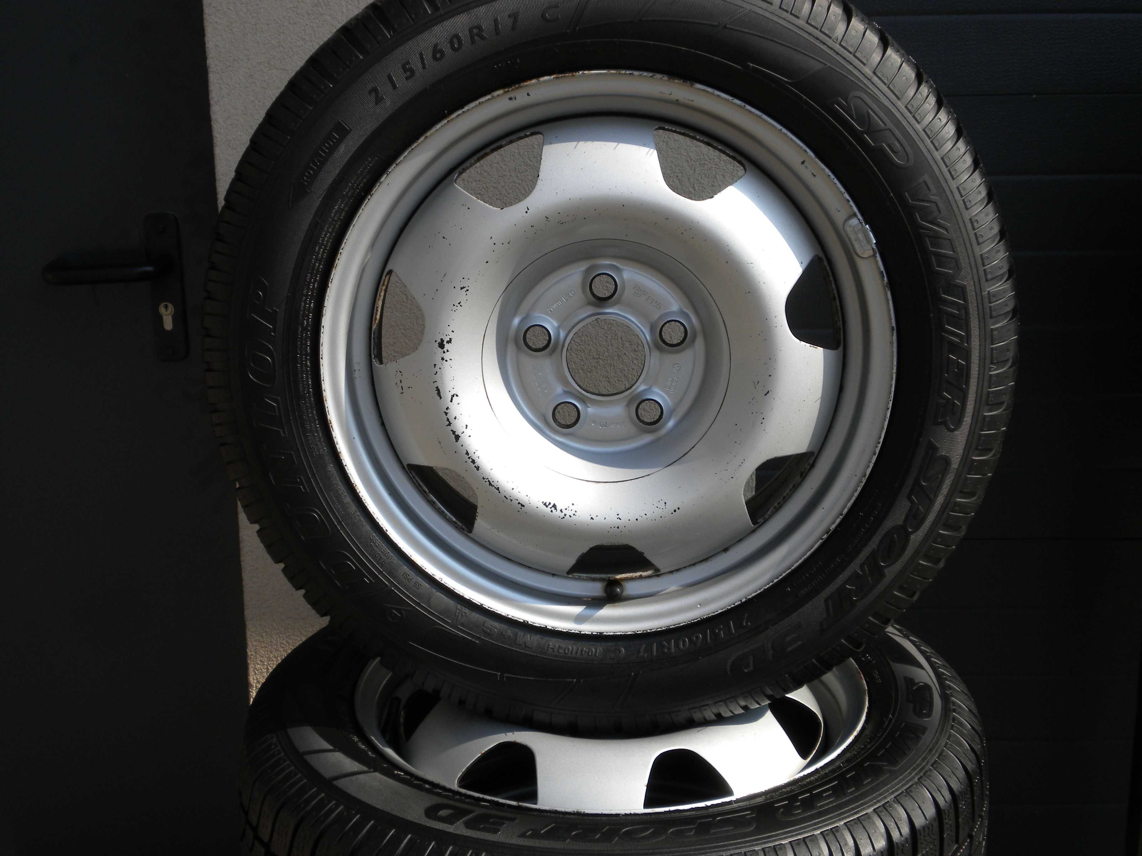 Koła stalowe zima 17 5x120 VW Transporter T5 T6 Multivan Caravelle