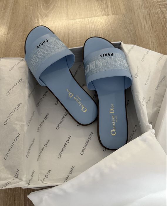 Klapki Christian Dior CD Sandały Dior