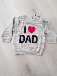 Sweter h&m i Love Dad