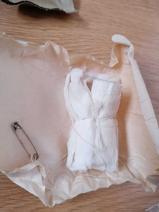 Opatrunki górnicze z PRL  - 7 szt