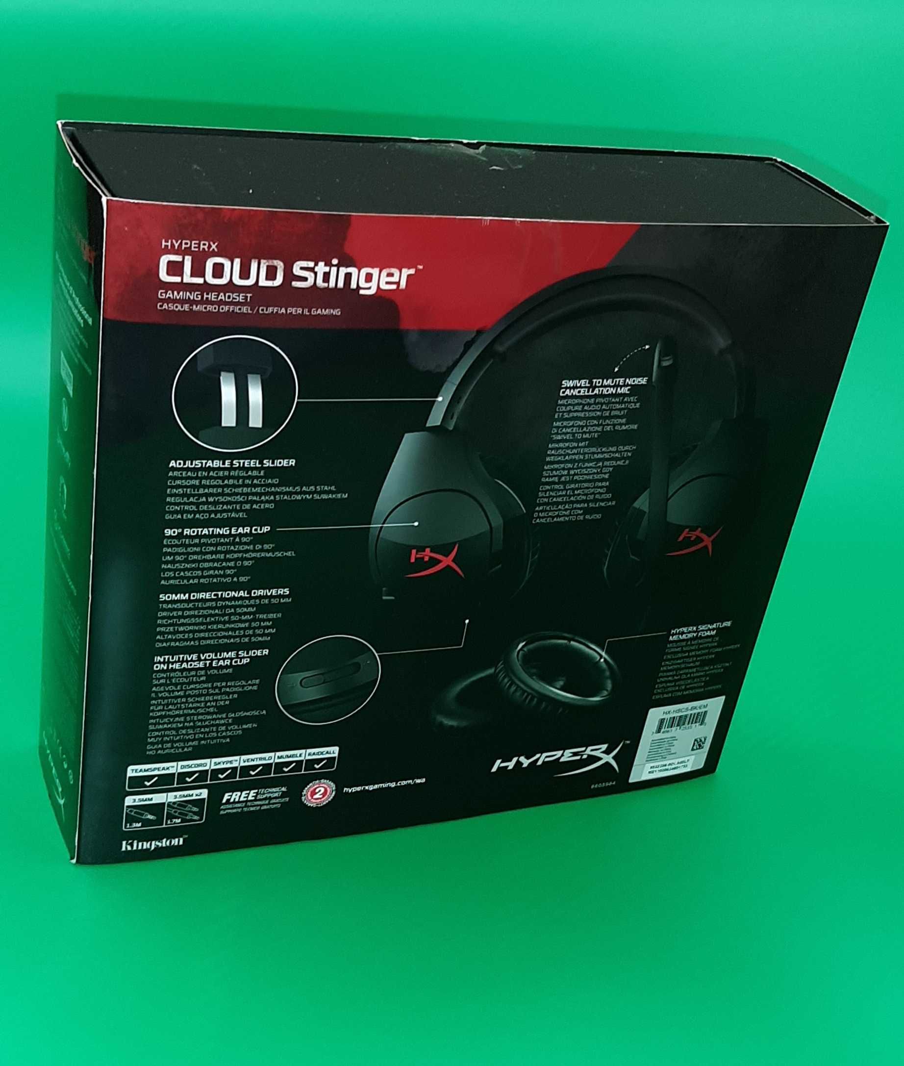 Słuchawki z mikrofonem HYPERX Cloud Stinger