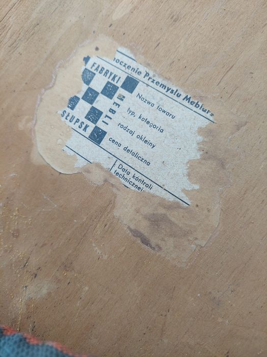 Krzesła muszelka PRL vintage Fabryka Mebli Słupsk