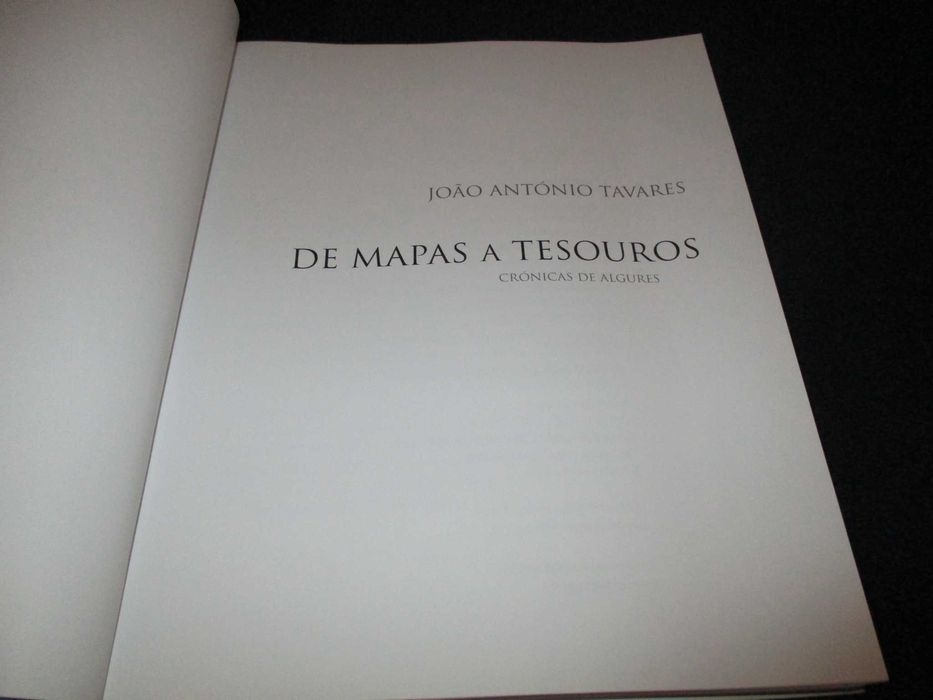Livro De Mapas a Tesouros João António Tavares autografado